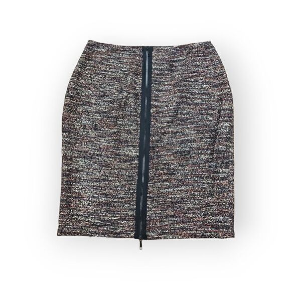 Lafayette 148 Tweed back zip classic pencil skirt size L *check measurements - Picture 5 of 10